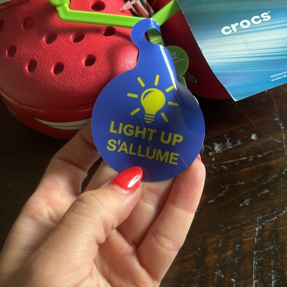 NWT lighting McQueen crocs - Picture 3 of 5